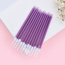 PHD CAKE Purple Long Thin Metallic Birthday Candles for Cake Party, Cake Candles, Weddings Cake Decorations, Candles for Cake | 24-Count — 3