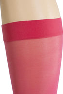 Truform Sheer Compression Stockings, 15-20 mmHg, Women's Knee High Length, Open Toe, 20 Denier, Pink, X-Large | X-Large (1 Pair) — 7