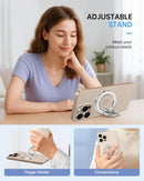 Magnetic Phone Ring Holder, Cute Magnetic Phone Grip, White Conch photo 4
