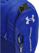 Under Armour Unisex Hustle 6.0 Backpack, 401 BLUE, OSFM | One Size | (401) Royal / Royal / Metallic Silver — 3