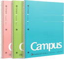 KOKUYO Spiral Notebooks, 3 Pack 10-1/2" x 8" Lined Notebook College Ruled | Pink, Sky Blue, Green — 1
