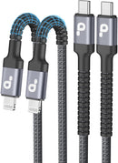 USB C to Lightning Cable 6FT 2Pack, iPhone Charger Fast Charging, USBC 1