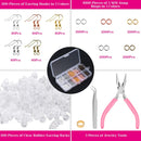 Earring Hooks, Audab 1400pcs Making Kit with 200pcs Ear Ring 1000pcs Jump Rings, Backs and Jewelry Pliers for… — 3