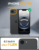 Miracase for iPhone 17e & 16e Case with Built-in Private Screen Protector, [Magnetic with MagSafe] Full-Body Phone Cover Military Drop Proof 17 E/ 16 E Bumper 6.1 inch, Black — 7