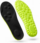 4D Cloud-Like Insoles for Kids & Youth - Memory Foam Shoe Inserts with Shock Absorption, Trim-to-Fit Arch Support for Healthy Development of Growing Feet (US Youth 5Y-6Y) - Black - US Youth 3Y-4Y/235mm — 1