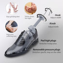 1 Pair Men Women Shoe Stretcher, Two-Way Adjustable Shoe Widener Expander to Stretch,Expands Length & Width of shoe | grey — 2