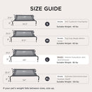 Bedsure Outdoor Elevated Cooling Dog Bed Large Sized Dog, 49in Grey — 5