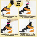 Shoe Stretcher Men and Women, Adjustable Boot Stretcher for Women Shoe Tree For Wide Feet, Shoe Expander | yellow | 2 — 5