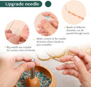 Tilhumt Bead Spinner for Jewelry Making, Effortless Rotating Wooden Clay Bead Spinner with 2 Big Eye Beading Needles… — 4