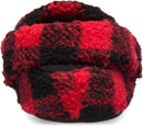 Crocs Unisex Adult Classic Cozzzy Lined Slipper – Buffalo Plaid - Varsity Red/Black — 6