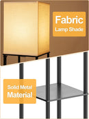 Floor Lamp with Shelves for Living Room, Shelf Floor Lamp with 3 CCT LED Bulb, Corner Display Standing Column Lamp… — 4