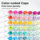 Ohuhu Alcohol Markers Brush& Fine 72 Colors for Adults Coloring Refillable | Brush & Fine — 8