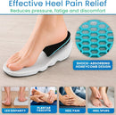 ViveSole Height Increase Insoles (Pair) - Plantar Fasciitis Relief Shoe Inserts for Men and Women - Orthopedic Heel Lift Cups for Foot Pain and Leg Length Discrepancy - Lightweight Gel Support - Small (.6" Heel Lifts) — 3