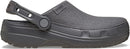 Crocs Unisex-Adult Classic Crafted Canvas & Suede Clogs | 10 Women/8 Men | Black Sand — 5