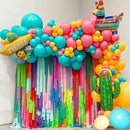 MEBAY Rainbow Balloons Garland Arch Kit, 146Pcs 5 Assorted Color Latex Balloon Different Sizes 18 12 10 5 Inch for Gender Reveal Baby Shower Wedding Birthday Party Decoration | 146-mint Green-purple-yellow-hot Pink-teal — 4