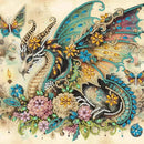ZQEATRY Dragon Special Shape Diamond Art Kits for Adults,5D Diamond Painting Kits for Beginner,DIY Diamond Crystal Rhinestones Gem Art Kits for Home Wall Decor 11.8 X 11.8inch | XJ118 — 1