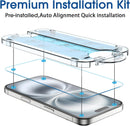 amFilm OneTouch for iPhone 16 Screen Protector 6.1'' Tempered Glass photo 3