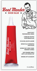JobSite Boot Mender Glue - Shoe Glue Sole Repair - Clear, Instant Bond, Heavy Duty Adhesive (30g Tube) — 1