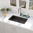 Silicone Sponge Holder, Kitchen Sink Organizer Tray（Blue） — 6