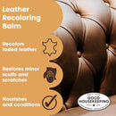Furniture Clinic Leather Recoloring Balm, Dark Brown Leather Dye — 2
