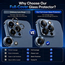 Camera Lens Protector for iPhone 16 Pro Max/iPhone 16 Pro- 3 Pack photo 2