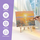 ESRICH Stretched Canvas for Painting, 2 Pack 8x10 Canvas Value Pack, Primed Acid-Free Cotton Blank Canvas, Paint Canvases for Oil & Acrylic Paint. | 8x10in — 3