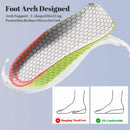 Height Increase Insoles for Men and Women, 3 Pairs Foot Arch Contour Shoes Lifts, Orthopedic Heel Lift Cushion Gel Leg Discrepancy Balancer (Green - 1.5cm 2.5cm 3.5cm) — 3