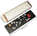 Brusarth White Charcoal Pencils Drawing Set, Professional 6-Piece Sketch, Highlight, Shading, Blending Set for Beginners & Artists — 4