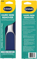 Dr. Scholl's Hard Skin Remover Nano Glass Foot File - Dead Skin & Foot Callus Remover, Long Lasting Buffer, Soft Smooth Feet — 2