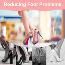 2 Pair Insoles for Heels, High Heel Shoe Gel Insoles Women - Black+beige - 2black+2beige — 5