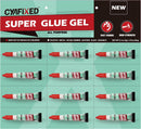 Super Glue Gel 3 Gram (Pack of 12), Single-Use Tubes for Wood Shoe Repair — 1