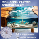 GRLELOU Deep Pour Epoxy Resin 27oz - 2:1 Crystal Clear Deep Pour Epoxy for 2-4 Inch Depth, No Yellowing & High… — 5