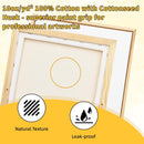 4 Pack 11 x 14 inch Floater Frame Canvas –Gallery Wrapped Canvas Set | Light Brown | 4pk-11x14 in — 4