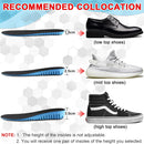 Ailaka Height Increasing Insoles for Men Women, 3 Heights Shock Absorbing - Blue, Heel Height: 3.5 Cm — 6