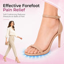 Ball of Foot Cushion Pads for Women: 2 Pairs of SEBS Cushion Core Forefoot Pads – Honeycomb Metatarsal Pads for Pain Relief, Breathable Gel Forefoot Cushion Pads for Pointed Toe High Heels, Beige 5