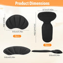 8 Pairs Adhesive Back of Heel Cushion Pads, Liners Heel Protectors Anti Blister Shoe, Heel Grips Inserts for Boots, Too Big Loose Shoes, Improve Shoe Fit, Reusable Heel Guards Liners for Women Men — 2