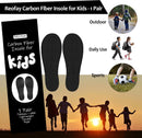 Kids Carbon Fiber Insole to Correct Children's Tip Toe Walking, Rigid Shoe Insert for Healthy Walking Habits, Plantar Fasciitis and Pain Relief, 7 Toddler, 144mm, 1 Pair — 6