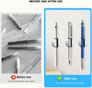 10 Pack Magnetic Pen Holder for Refrigerator, Pencil Clips (Black) — 6
