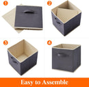 Lifewit Storage Cubes, 11 Inch Organizer Bins, 18L Gray, 12 Packs — 2
