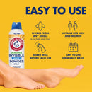 Arm & Hammer Invisible Foot Powder Spray, Odor & Sweat Control, 7oz, 3 Pack — 4
