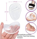 Ball of Foot Cushions, Gel Shoe Insoles Insert, Anti Sliding Pads for Shoes - Multicolor — 3