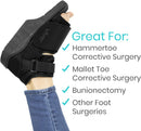 Vive Offloading Post-Op Shoe - Forefront Wedge Boot for Broken Toe Injury — 6