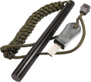 6" Survival Ferro Rod Drilled Flint Fire Starter and Striker Kit — 1
