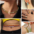 TEXGIZRLY 3mm Seed Beads for Bracelet Jewelry Making Bracelet Making Kit — 7