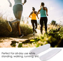 5 Pairs Medial & Lateral Heel Wedge Silicone Insoles - Corrective Adhesive Shoe Inserts for Foot Alignment, Knock Knee Pain, Bow Legs, Osteoarthritis for Men and Women — 7