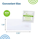 Care Touch Alcohol Prep Pads - 400 Count Alcohol Wipes Individually Wrapped, 1.18x2.36 Inches - 70% Isopropyl Swabs for Home, Medical, or First Aid Kits - Sterilized 2-Ply Pads — 3