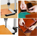 Leather Press Hole Puncher Upgraded Hand Punching Machine for DIY Leather Craft Punching Holes Cutting,Forming Pressing,Install Rivets and Snap Buttons — 6