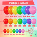 162 Pcs Colorful Rainbow Balloons Arch Kit, Diffrent Size Rainbow Balloon Garland, Globos De Colores for Party Decoration Birthday Party Supplies. | Multi — 2