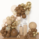 Amandir 153pcs Brown Balloon Garland Arch Kit Different Sizes 18 12 10 5 in — 4