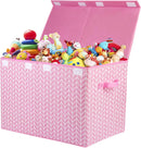 Large Toy Storage Box Chest for Kids, Sturdy Toy Box Bin Baskets with Lid — 1